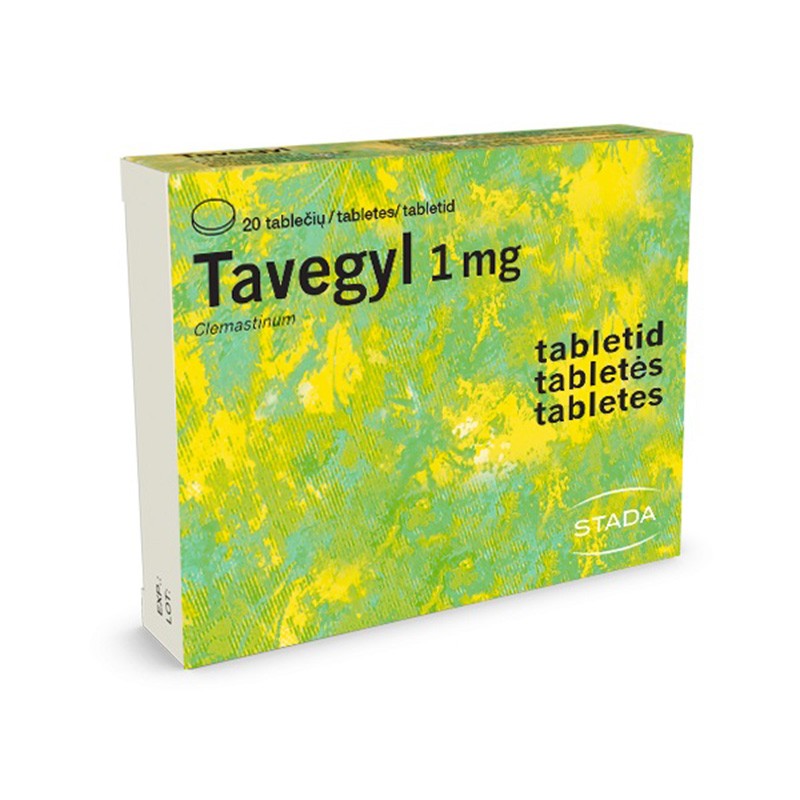 Tavegyl 1 mg tabletes