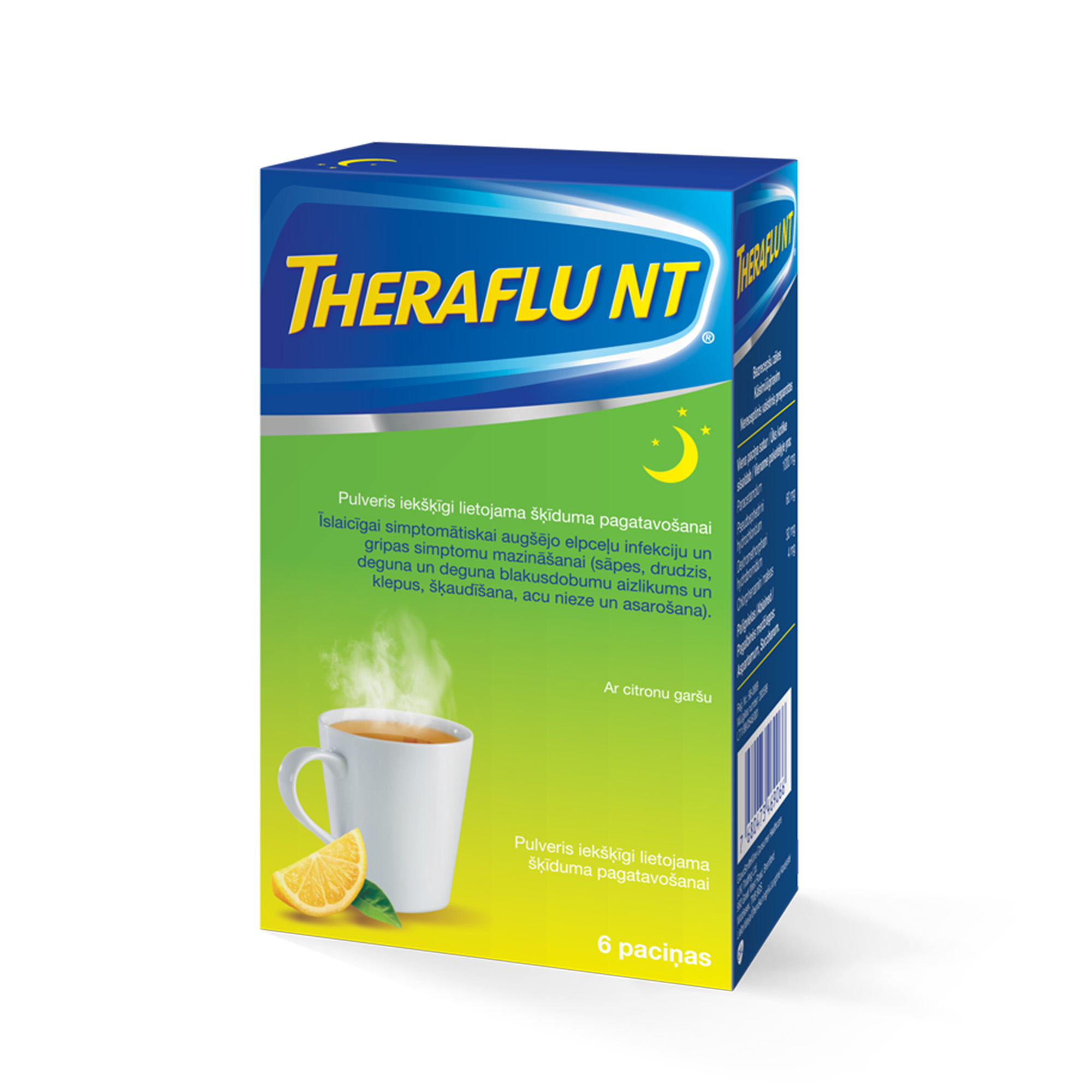 Theraflu NT pulveris iekšķīgi lietojama šķīduma pagatavošanai