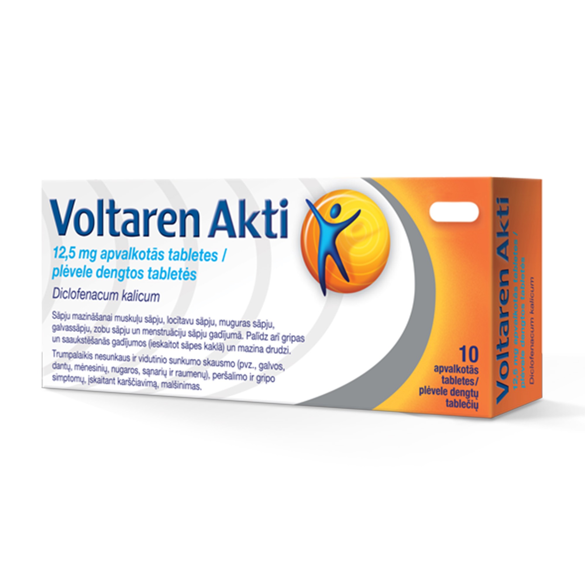 Voltaren Akti 12,5 mg apvalkotās tabletes