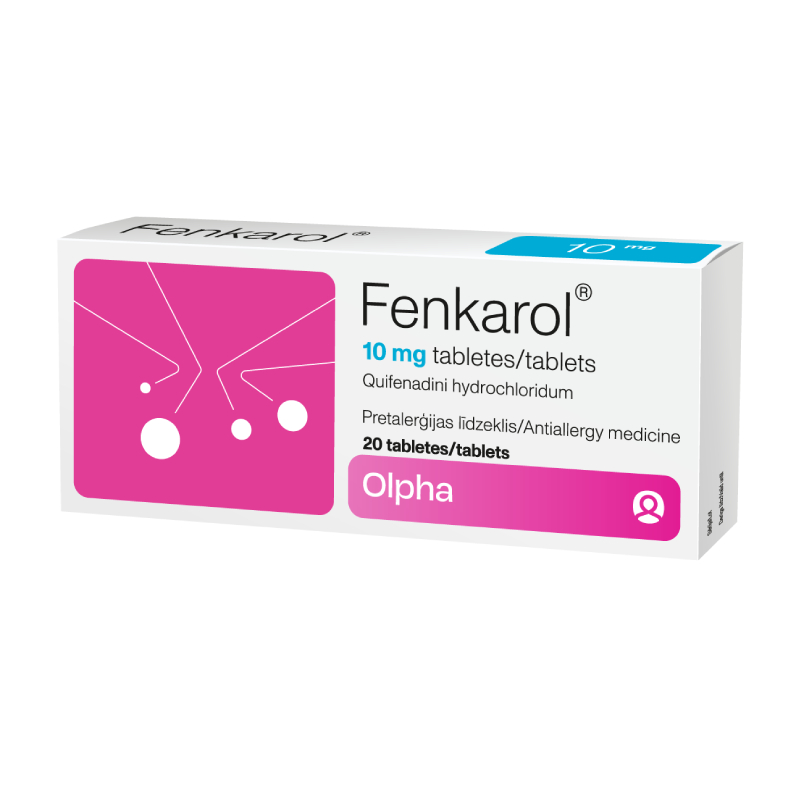 Fenkarol 10 mg tabletes
