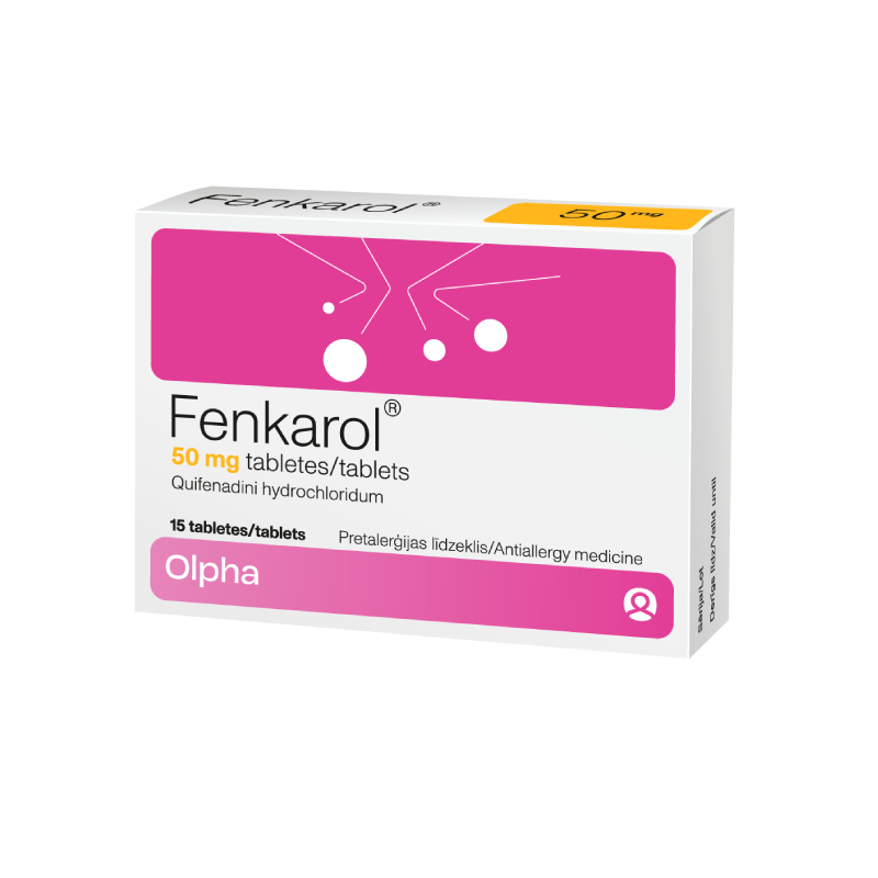Fenkarol 50 mg tabletes