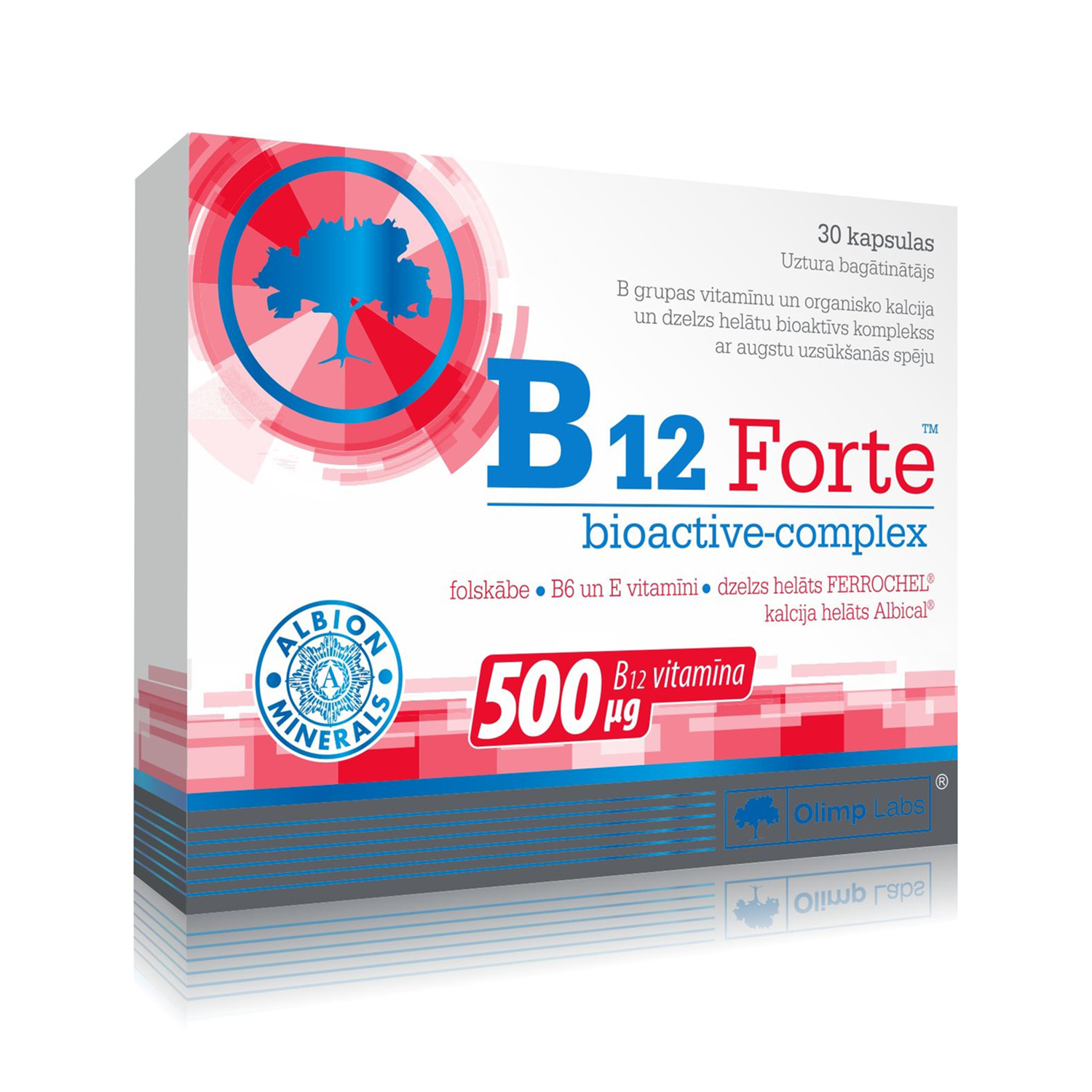 OLIMP LABS B12 FORTE BIOACTIVE-COMPLEX kapsulas, 30 gab.