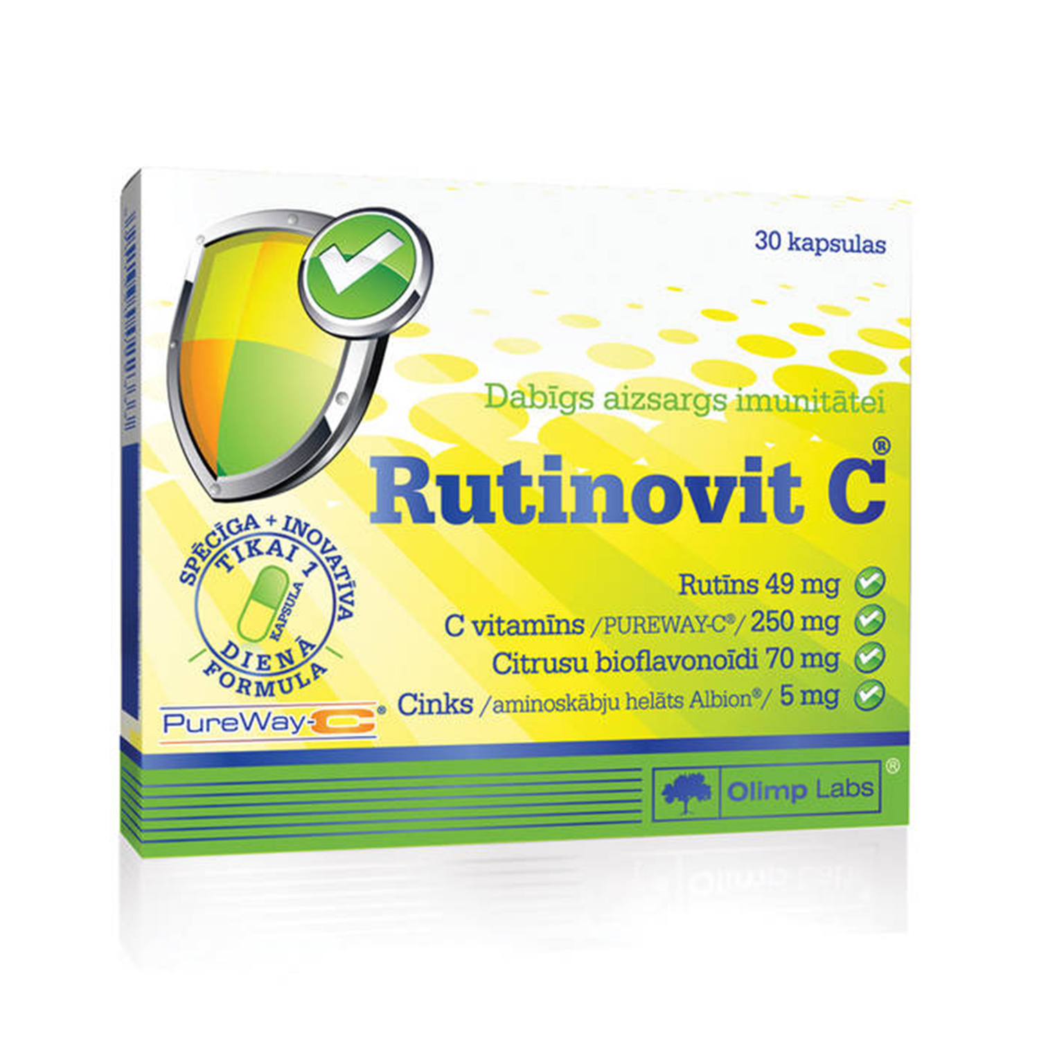 OLIMP LABS RUTINOVIT C, kapsulas, 30 gab.