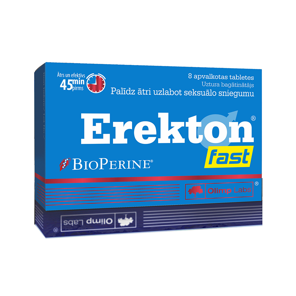 OLIMP LABS EREKTON FAST tabletes, 8 gab.