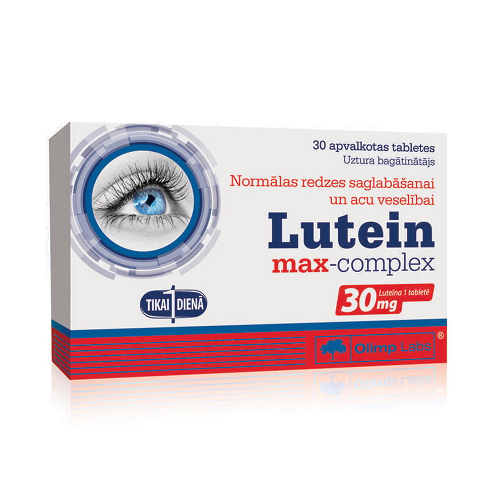 Olimp Labs Lutein max-complex, 30 tabletes
