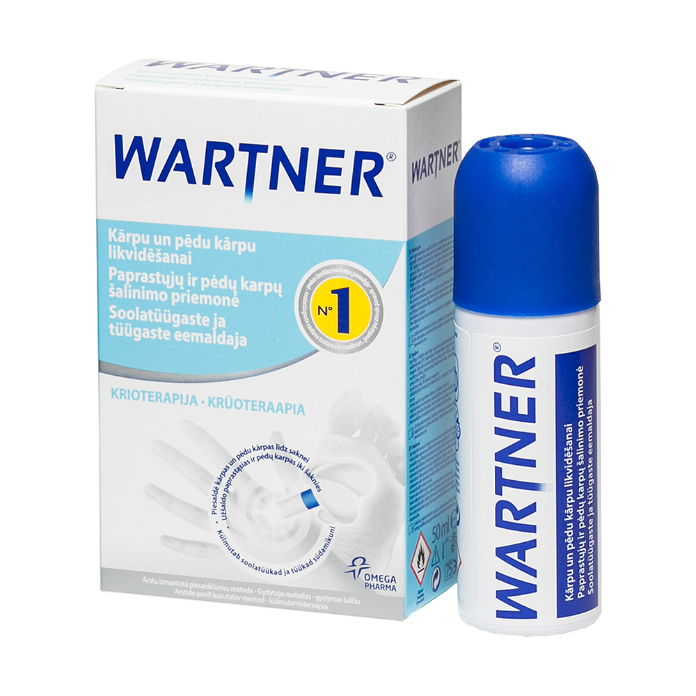 WARTNER krioterapija kārpu likvidēšanai, 50 ml
