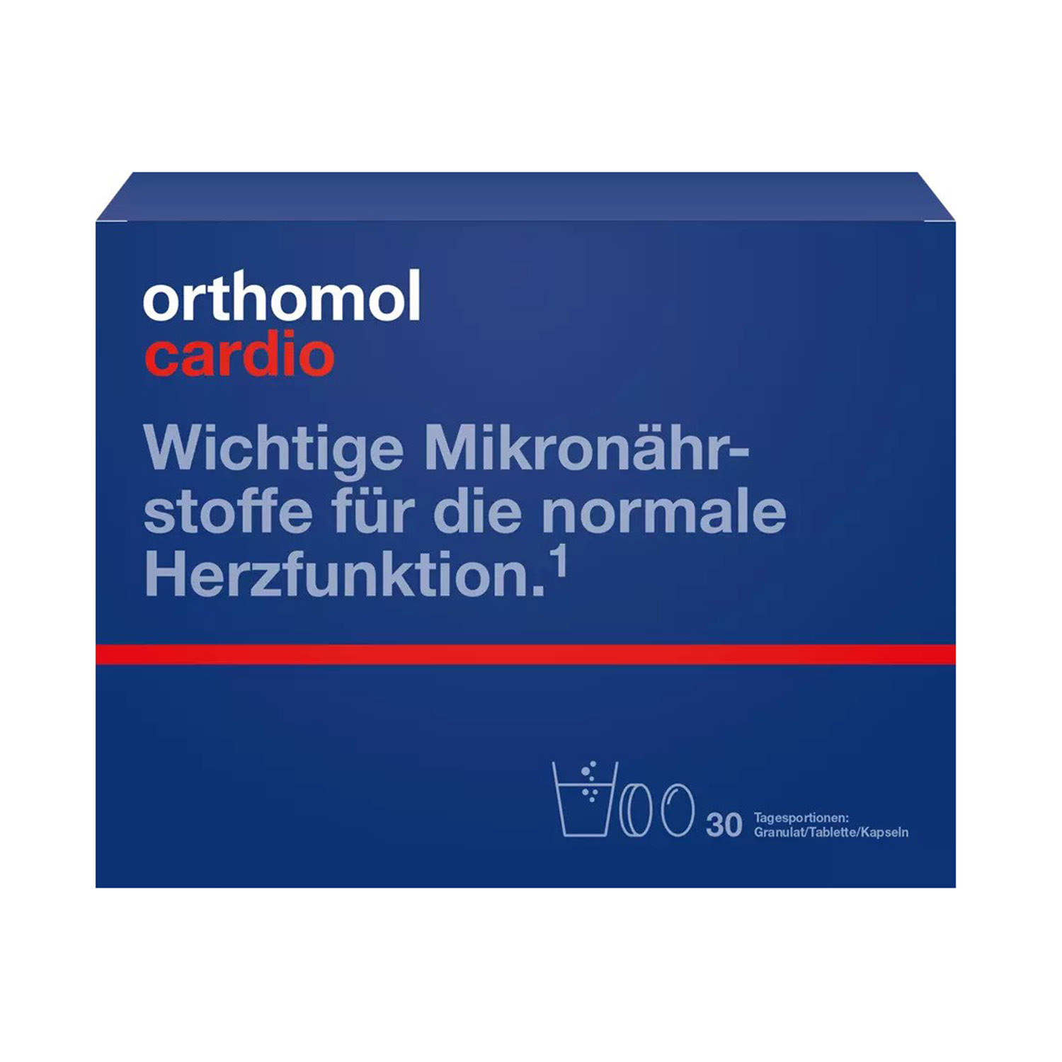 Orthomol Cardio (pulveris + kapsulas + tabletes), 30 dienu devas
