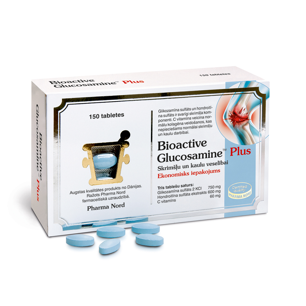 Bioactive Glucosamine Plus, 150 tabletes