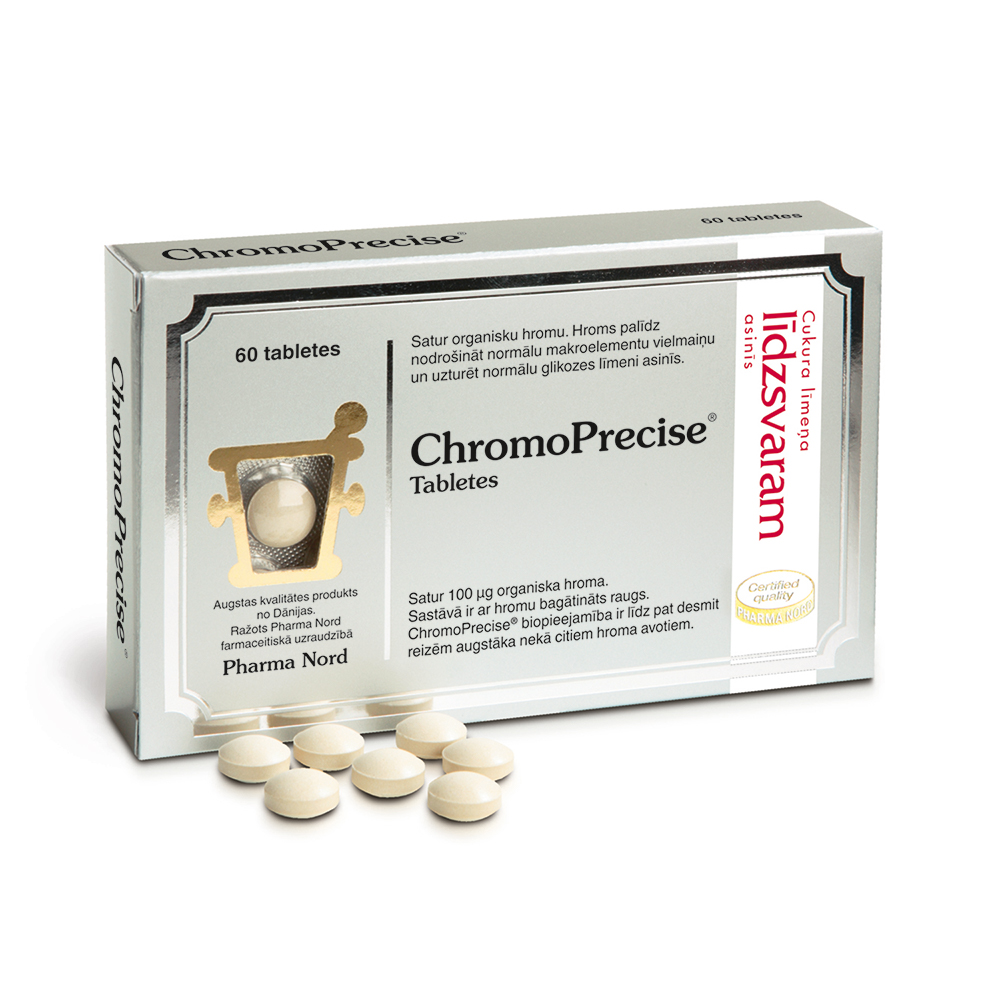 BIOACTIVE ChromoPrecise hroms 100 mcg tabletes, 60 gab.