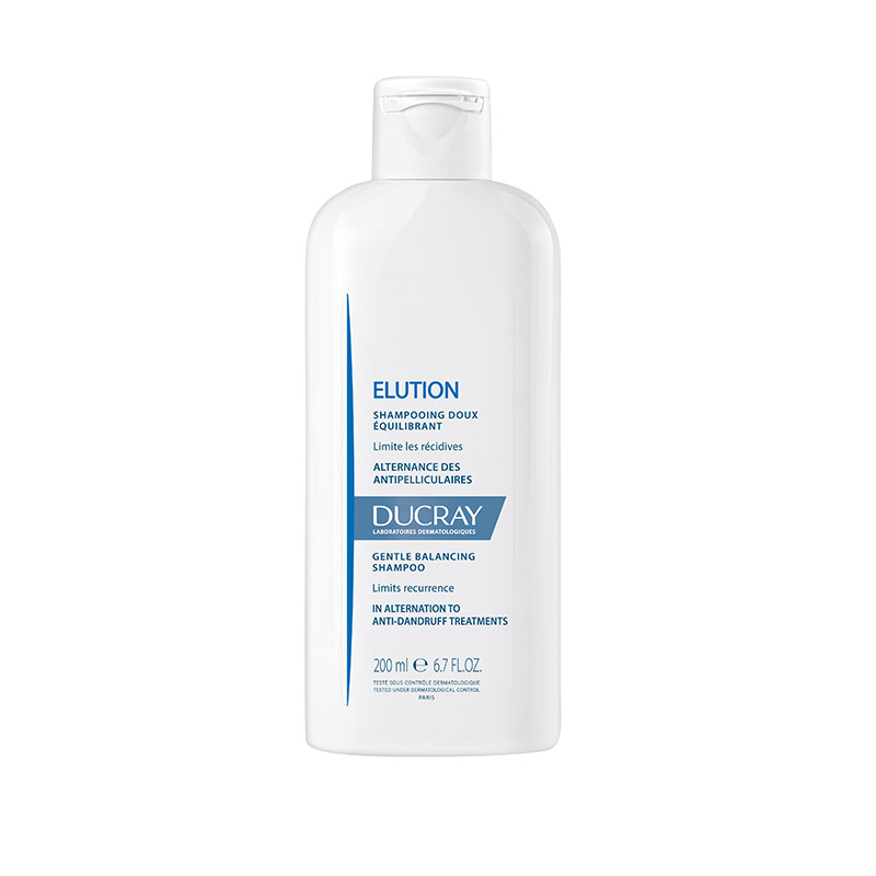 DUCRAY Elution mitrinošs, balansējošs šampūns, 200ml