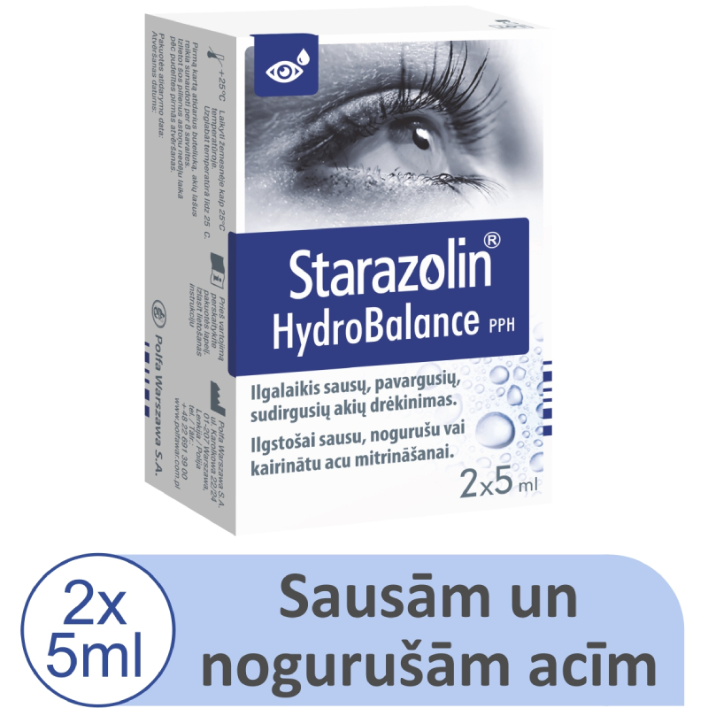STARAZOLIN   HydroBalance 5 ml acu pilieni, 2 gab.