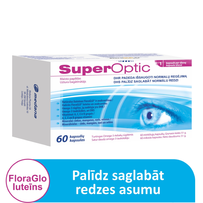 SuperOptic kapsulas, 60 gab.