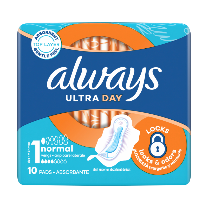 ALWAYS higiēniskās paketes ULTRA NORMAL PLUS, 10 gab.