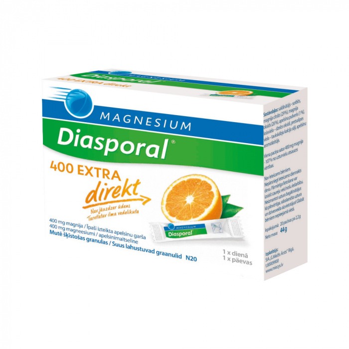 MAGNESIUM Diasporal 400 EXTRA direkt N20 BENU.LV
