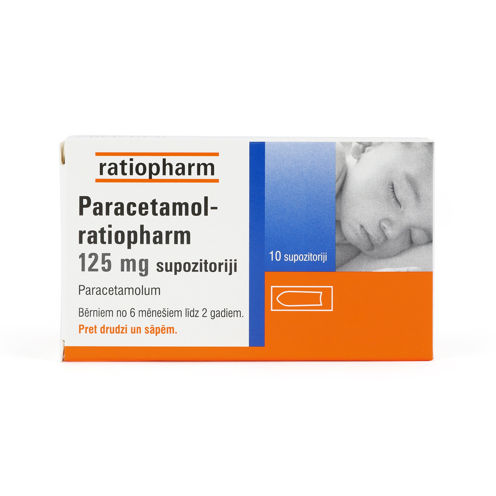 Paracetamol-ratiopharm 125 mg supozitoriji