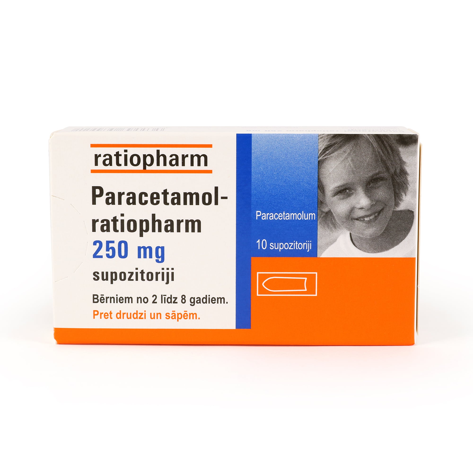 Paracetamol-ratiopharm 250 mg supozitoriji