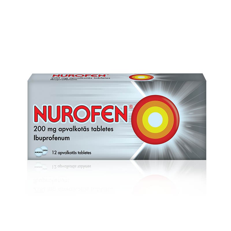 Nurofen 200 mg apvalkotās tabletes