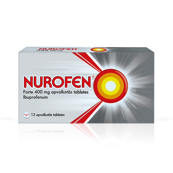 Nurofen Forte 400 mg apvalkotās tabletes