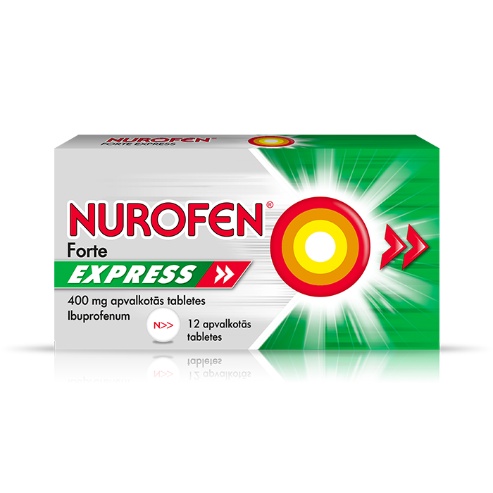 Nurofen Forte Express 400 mg apvalkotās tabletes