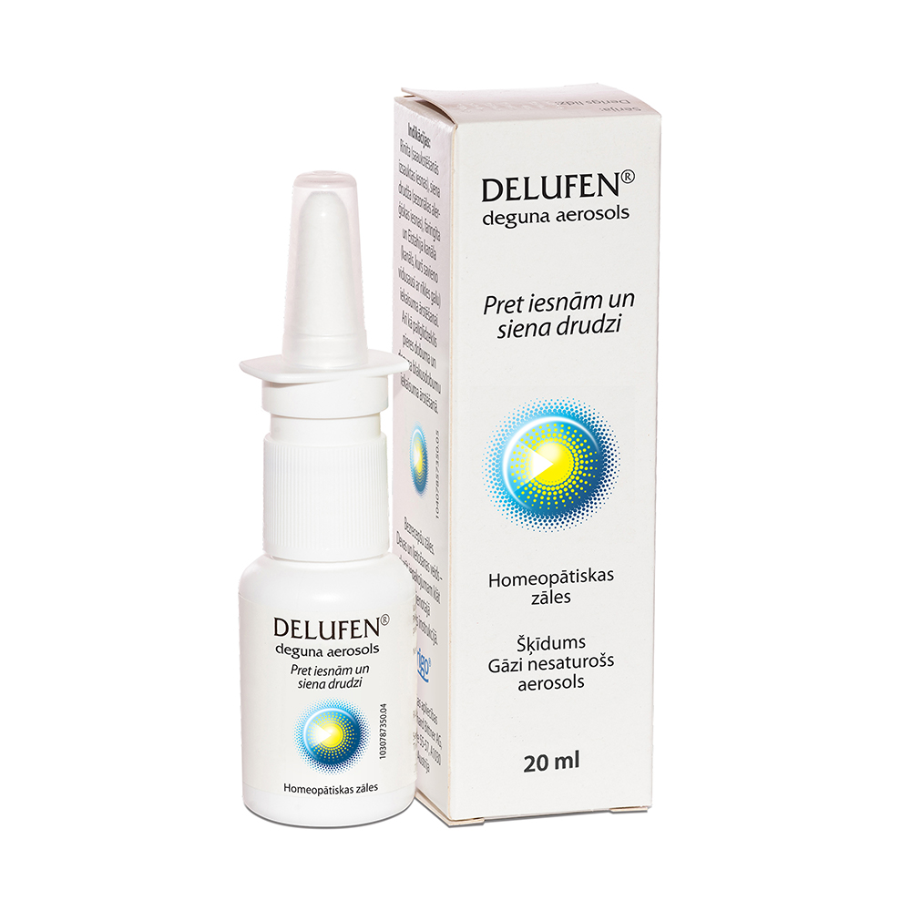Delufen deguna aerosols, šķīdums