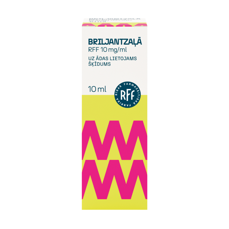 Briljantzaļais šķīdums, 10 ml