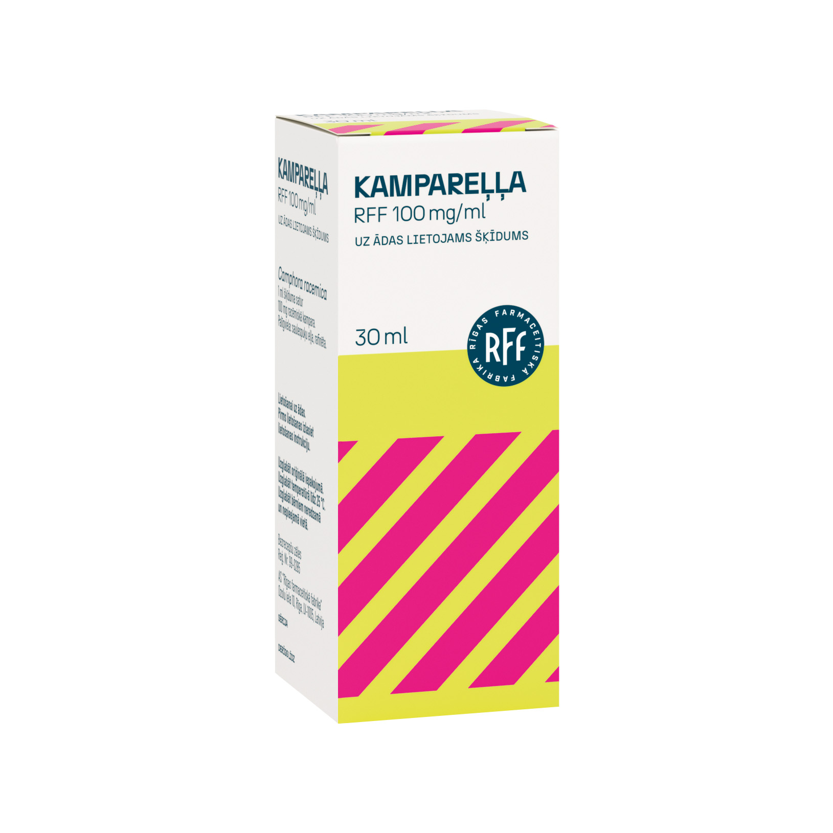 Kampareļļa 10% uz ādas lietojams šķīdums, 30 ml