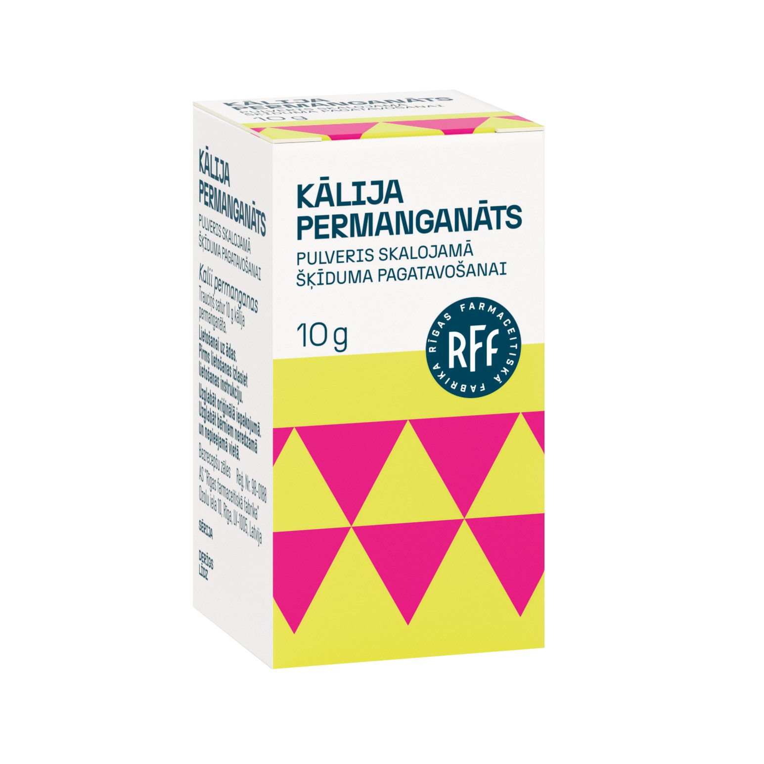 Kālija permanganāts, pulveris skalojamā šķīduma pagatavošanai