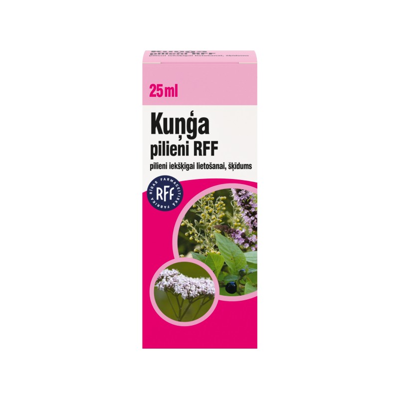 Kuņģa pilieni RFF pilieni iekšķīgai lietošanai, šķīdums