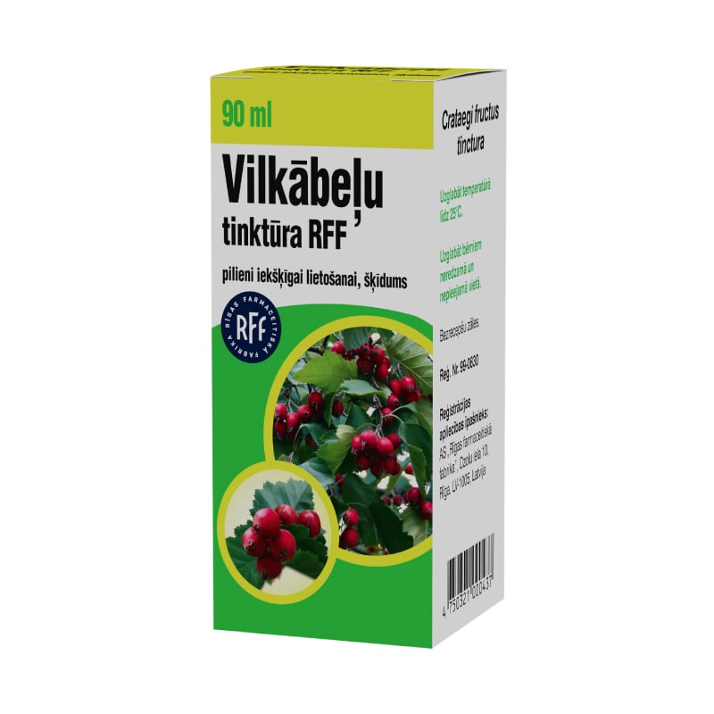 Vilkābeļu tinktūra RFF pilieni iekšķīgai lietošanai, šķīdums