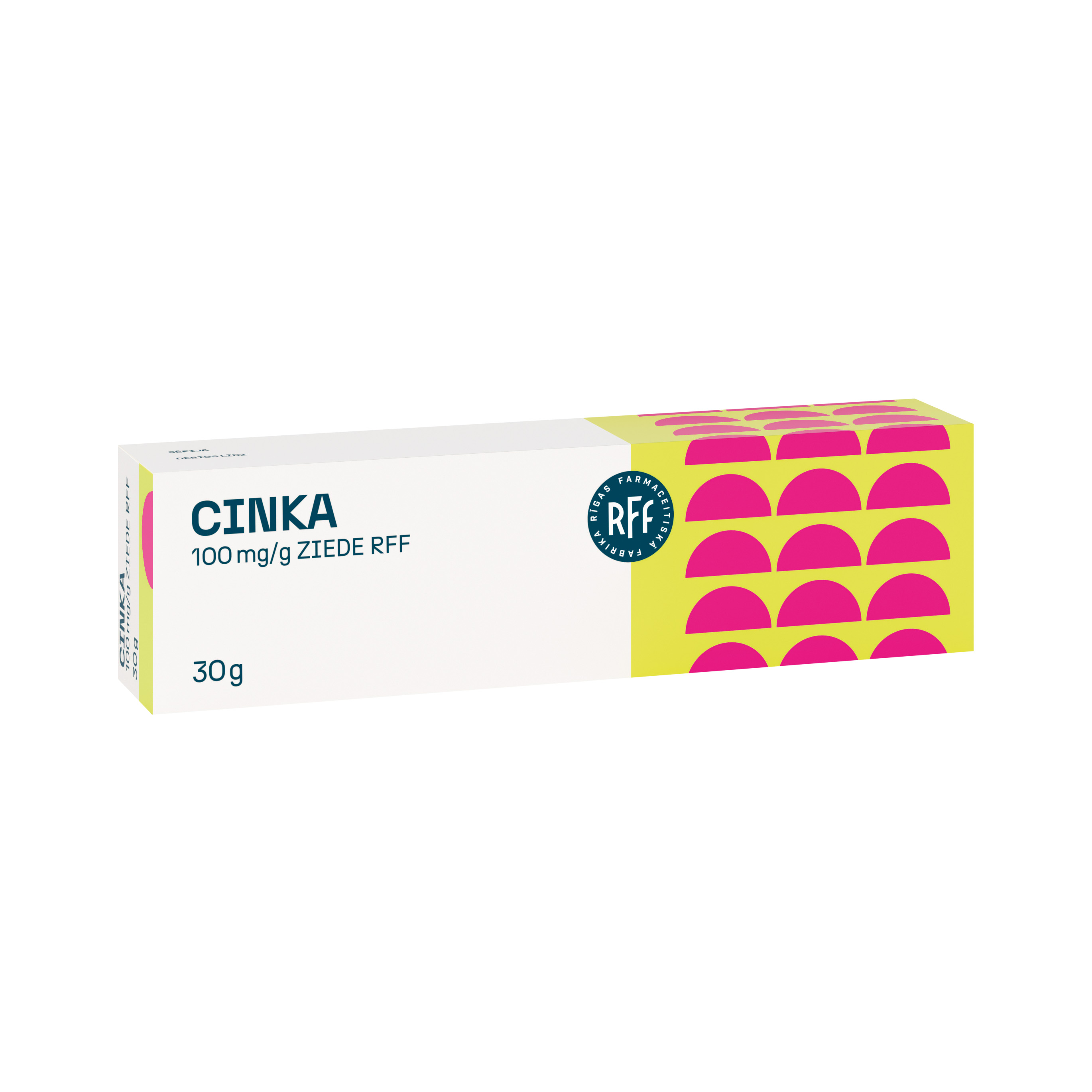 Cinka 100 mg/g ziede RFF