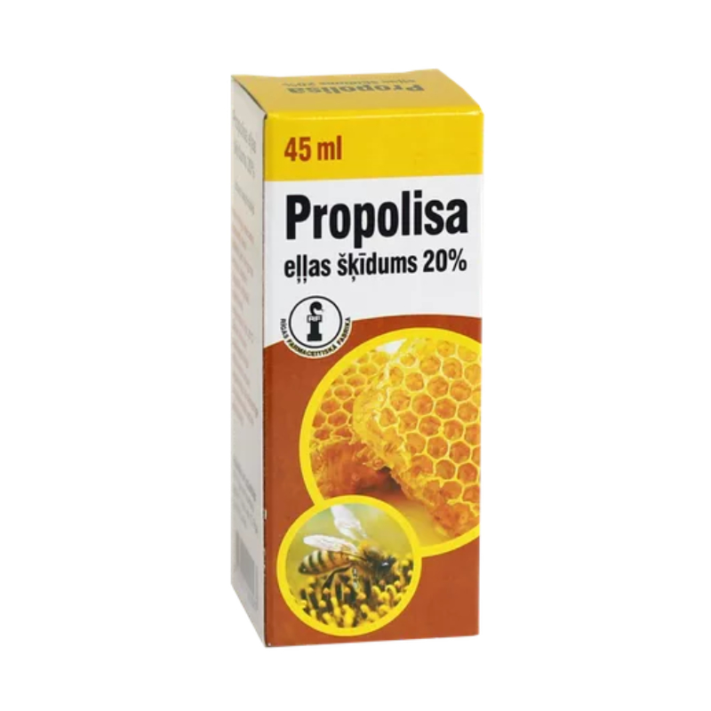 PROPOLISA EĻĻAS ŠĶĪDUMS 20%, 45 ml