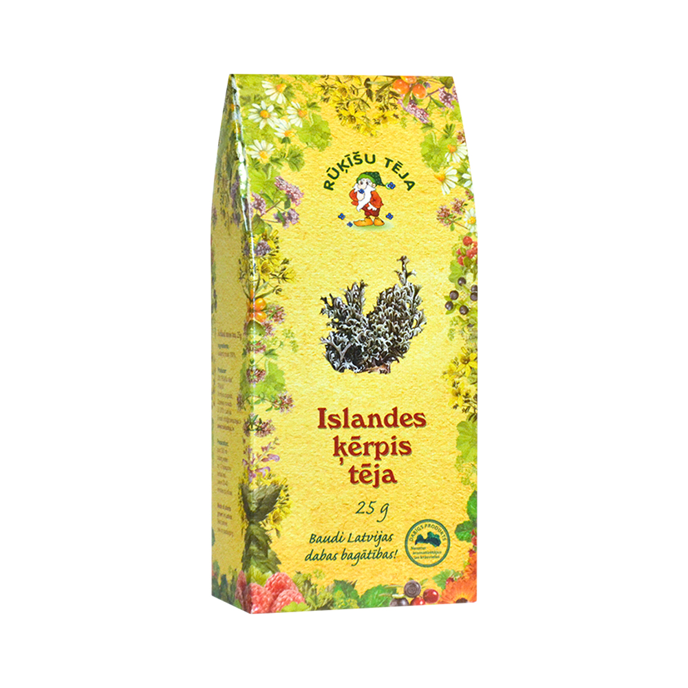 RŪĶĪŠU Islandes ķērpis tēja 25g 