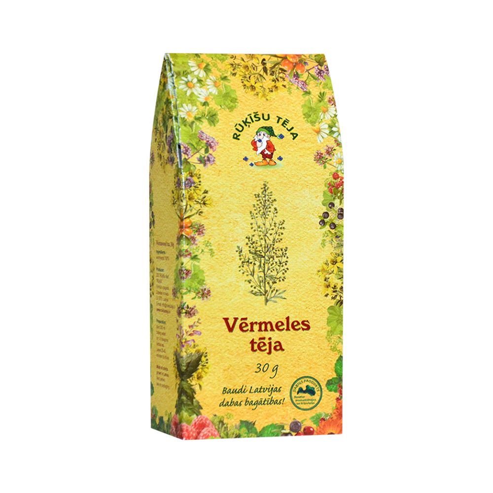 RŪĶĪŠU TĒJA VĒRMELES 30G
