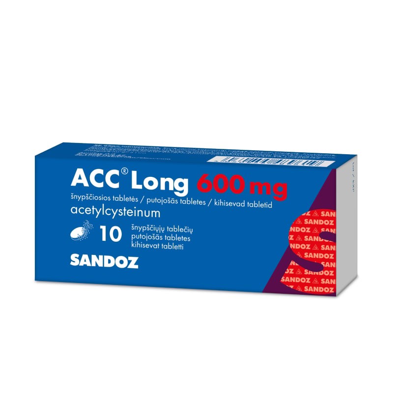 ACC Long 600 mg putojošās tabletes