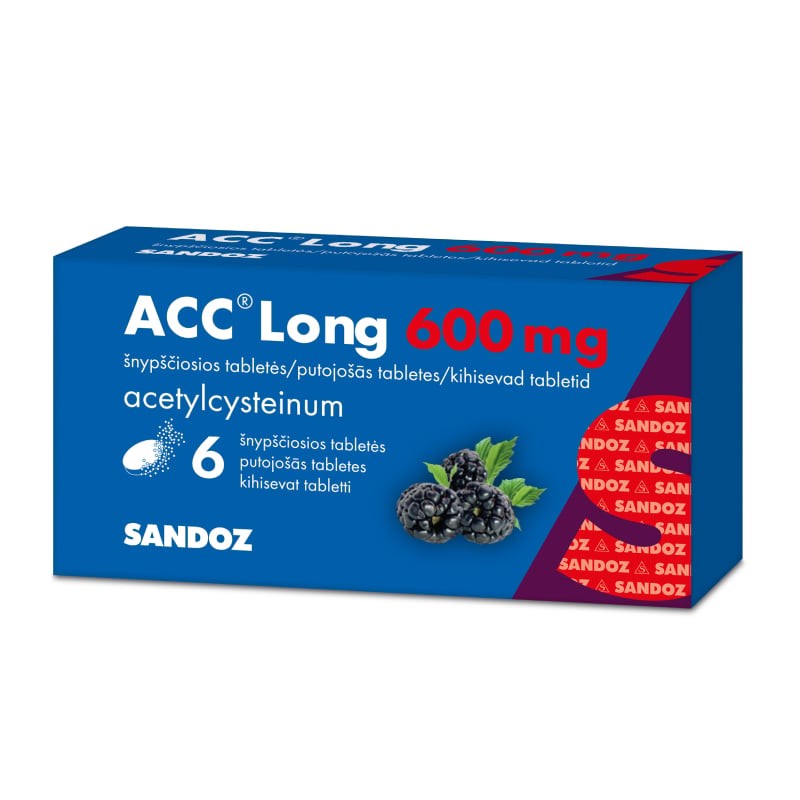 ACC Long 600 mg putojošās tabletes