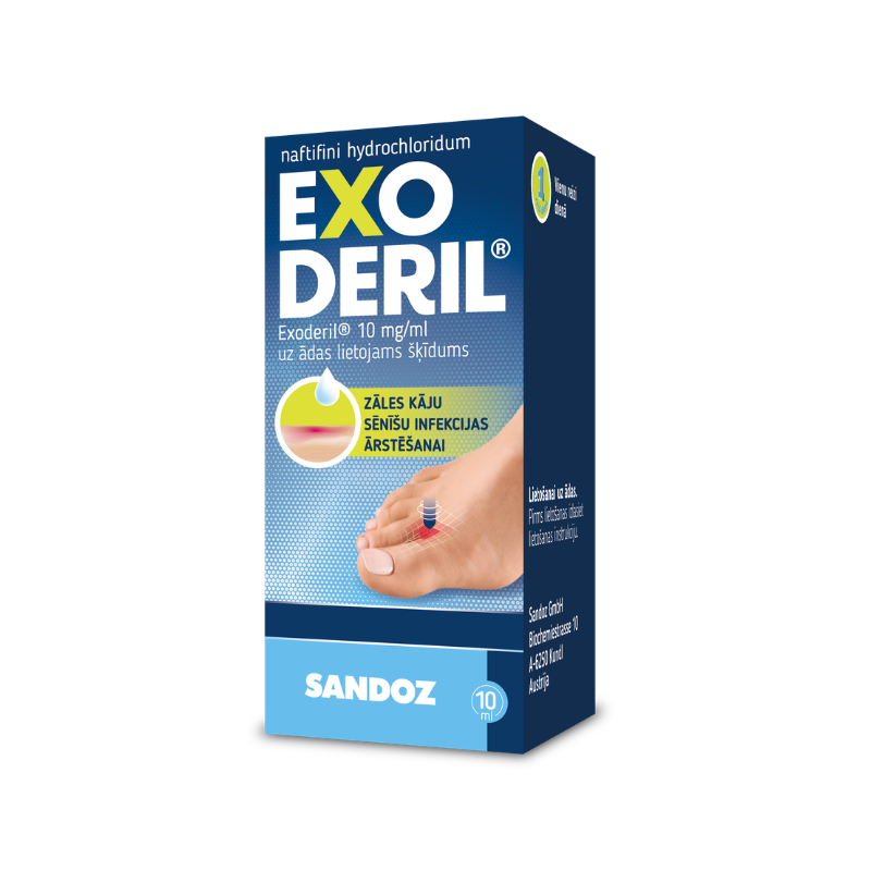 Exoderil 10 mg/ml uz ādas lietojams šķīdums