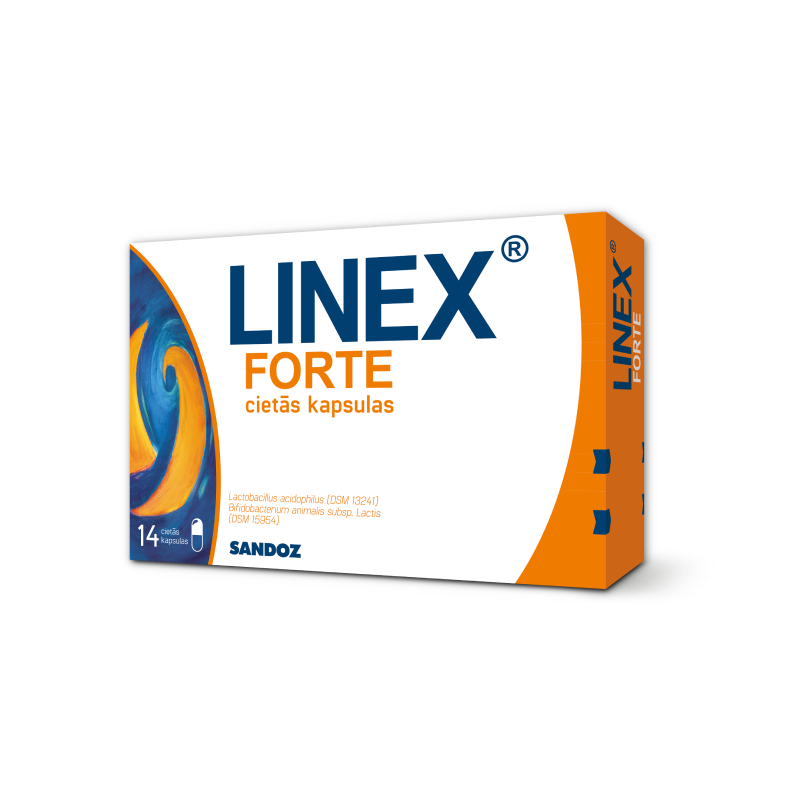 Linex forte cietās kapsulas