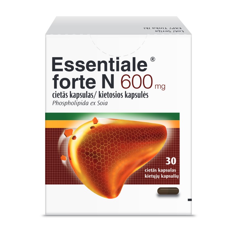 Essentiale forte N 600 mg cietās kapsulas