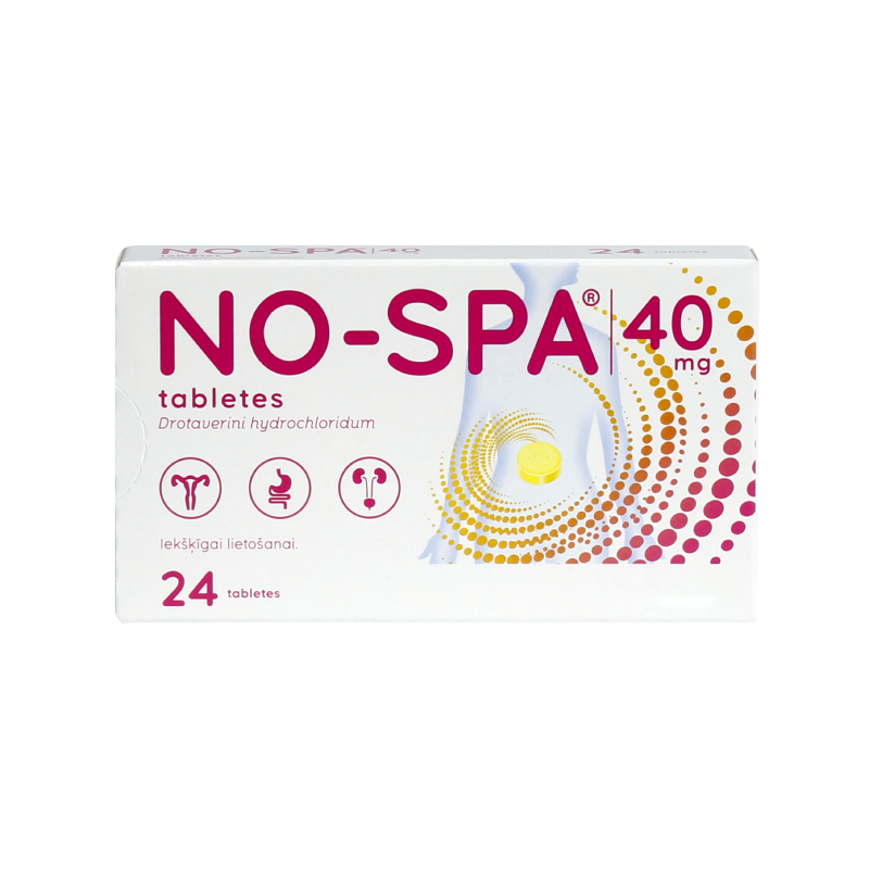 No-spa 40 mg apvalkotās tabletes