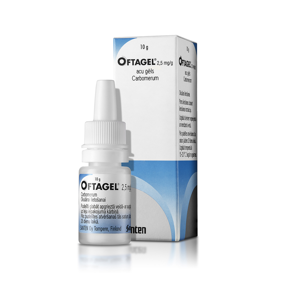 Oftagel 2,5 mg/g acu gels