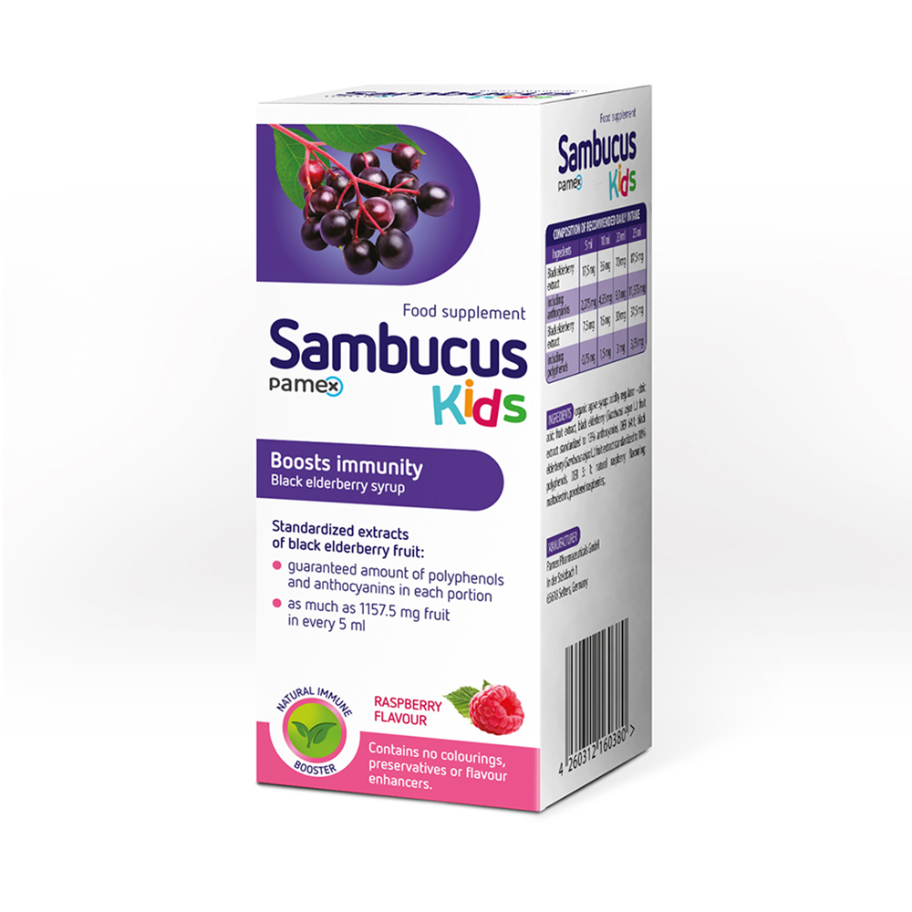 Sambucus For Kids sīrups bērniem, 120 ml