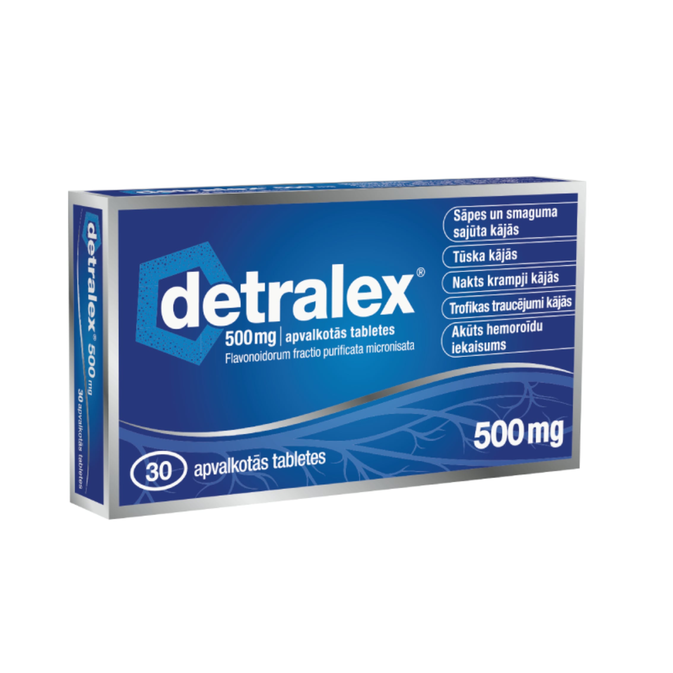Detralex 500 mg apvalkotās tabletes