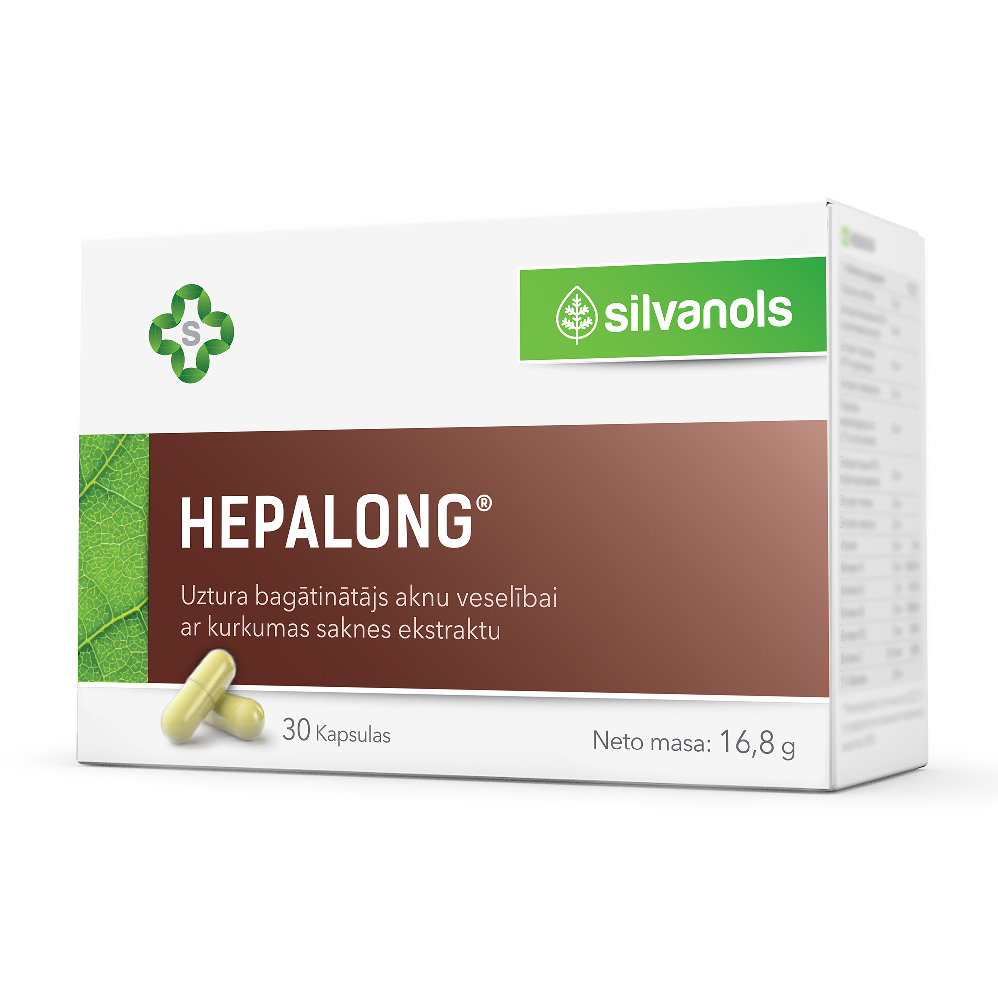 HEPALONG Hepalong kapsulas, 30 gab.