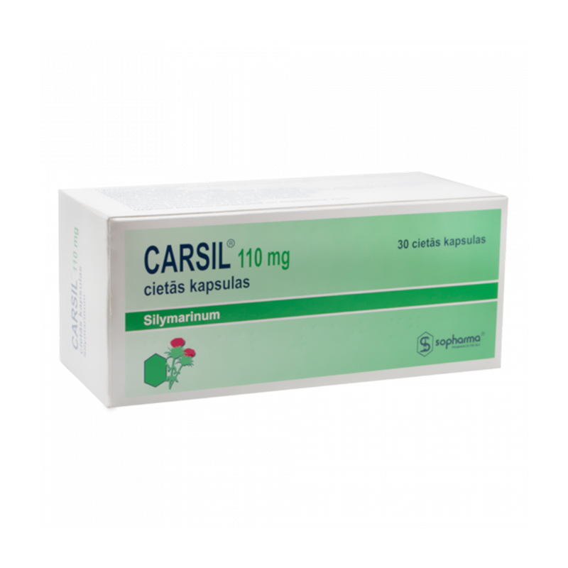 Carsil 110 mg cietās kapsulas