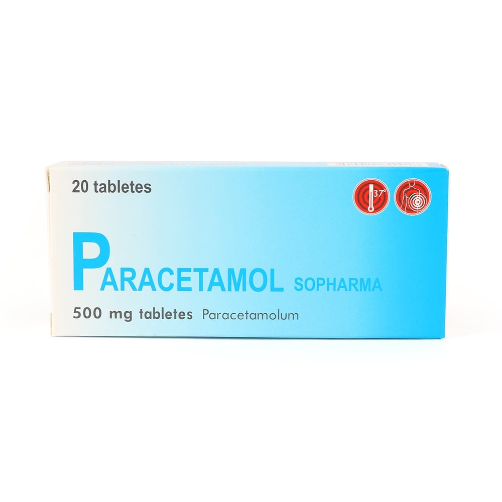Paracetamol Sopharma 500 mg tabletes