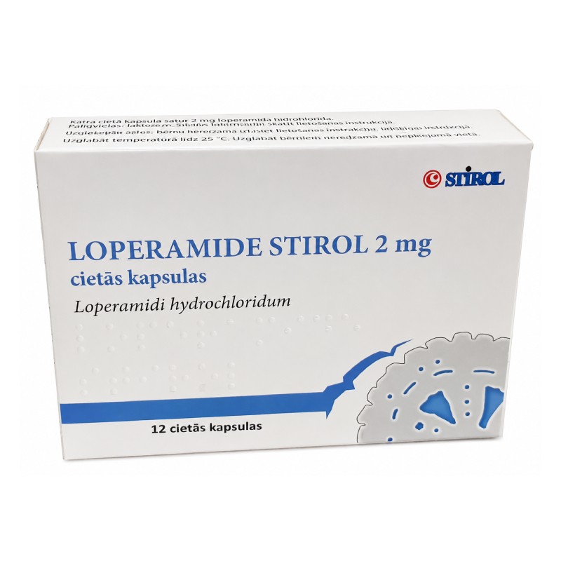 Loperamide Stirol 2 mg cietās kapsulas