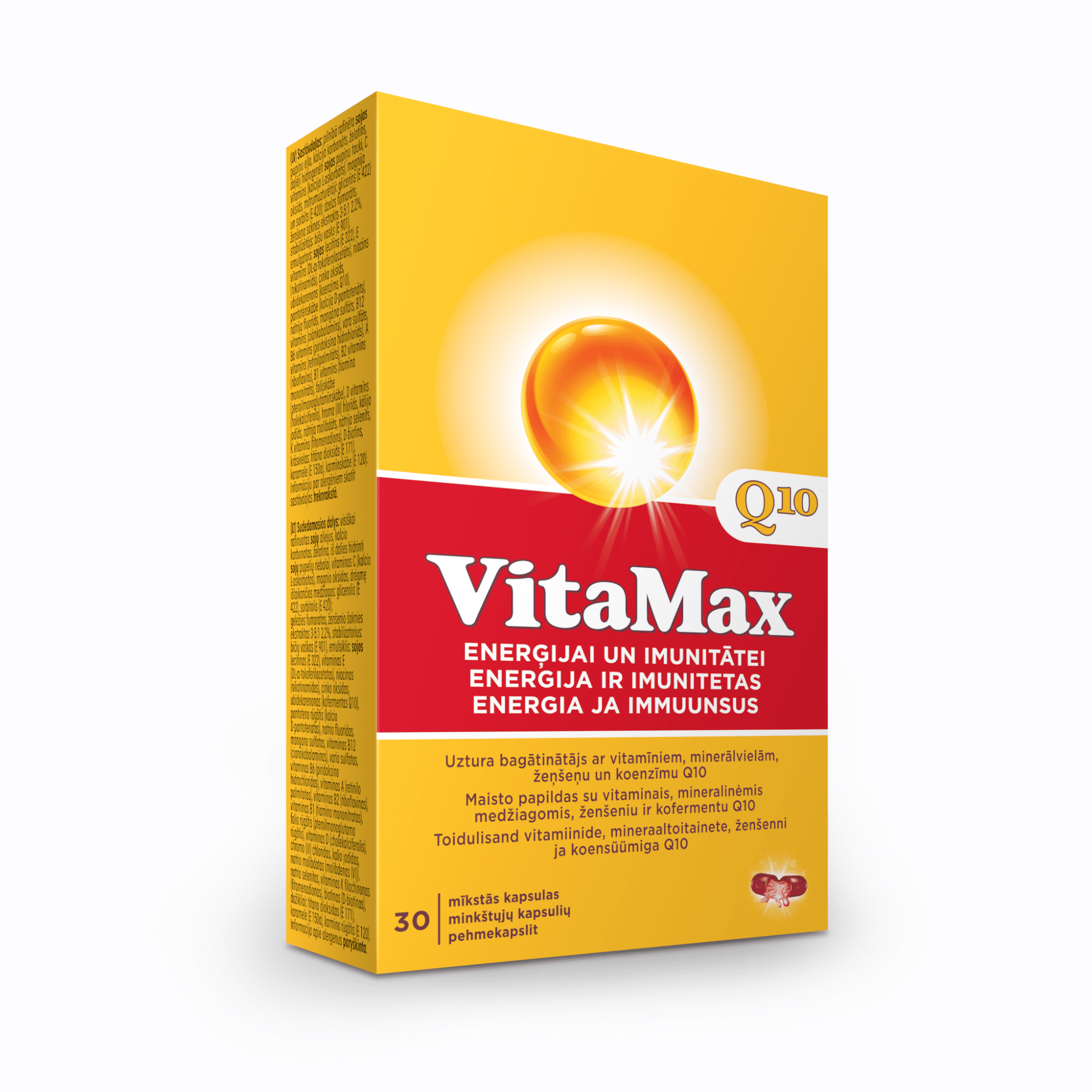 Vitamax Q10, 30 kapsulas