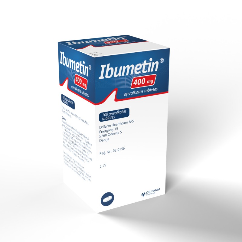 Ibumetin 400 mg apvalkotās tabletes