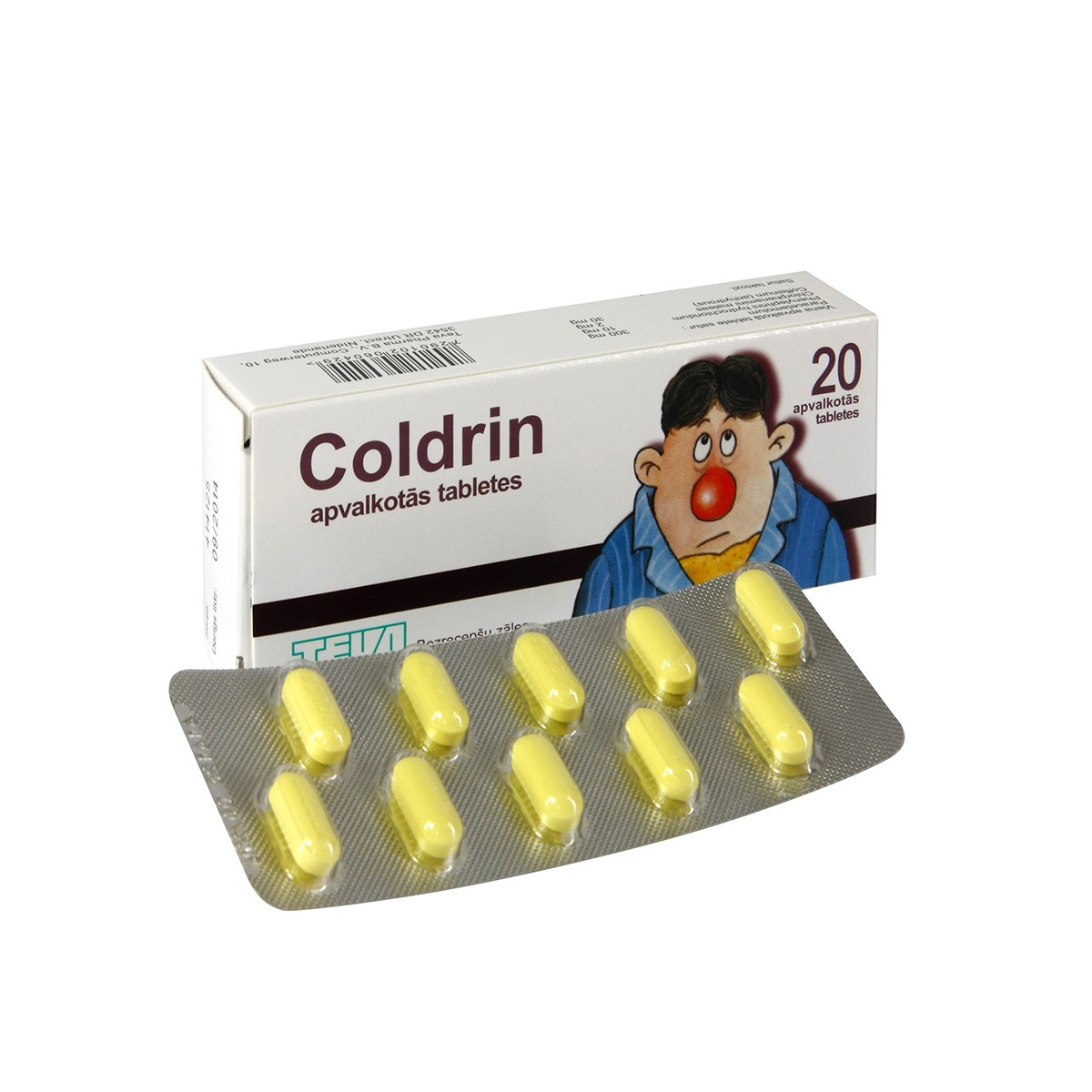 Coldrin apvalkotās tabletes
