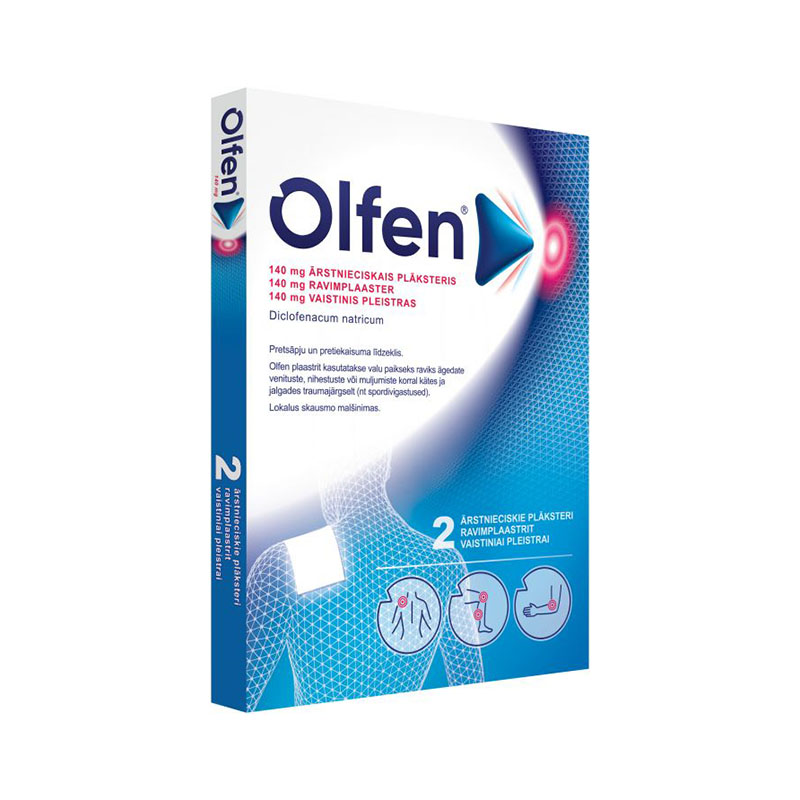 Olfen-140 mg ārstnieciskais plāksteris